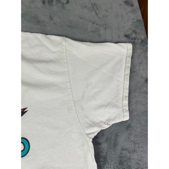 Vintage San Antonio Spurs Graphic Tee Size XL 90s NBA Basketball Shirt - Picture 4 of 8